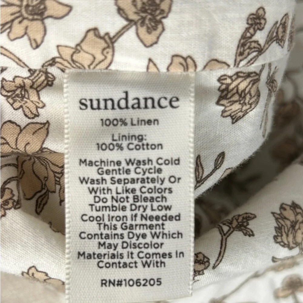 Sundance Light Tan Sophia Blazer linen size S - Picture 8 of 11